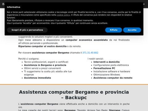 Assistenza computer a Bergamo - backupc.it