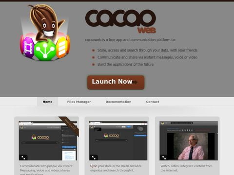 Cacaoweb, condivisione e streaming di video