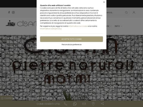 Cisam: lavorazione pietre naturali