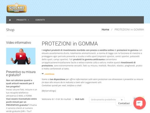 Protezioni gomma antitrauma
