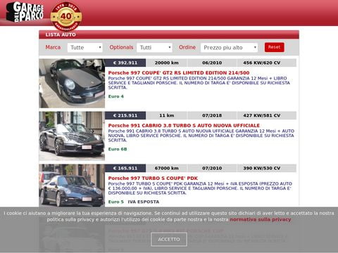 Garage del Parco – vendita auto usate
