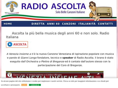 Radio Ascolta (Anni 60) - canzoni italiane
