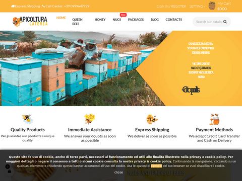 Apicoltura Laterza, vendita ape regina