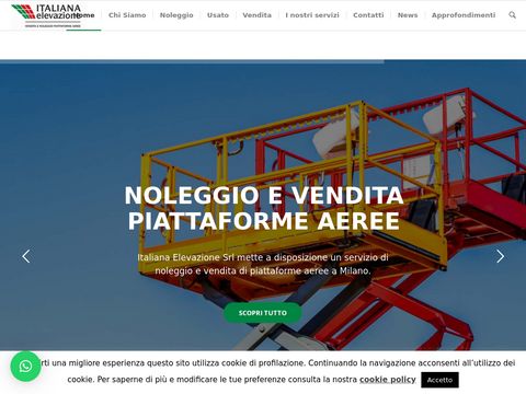 Noleggio piattaforme aeree Italiana Elevazione