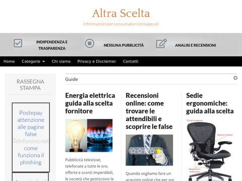 Altrascelta - recensioni prodotti