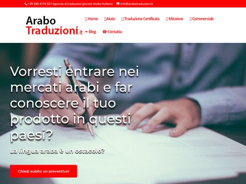 Agenzia professionale per arabo traduzioni