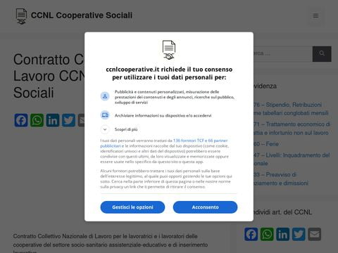 CCNL Cooperative Sociali