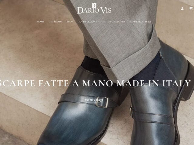 Sito web realizzato per Dario Vis