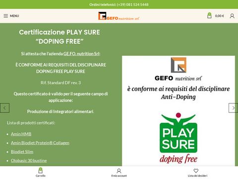 GEFO nutrition Srl