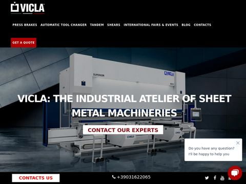 Vicla - pressa piegatrice per lavorazione lamiera