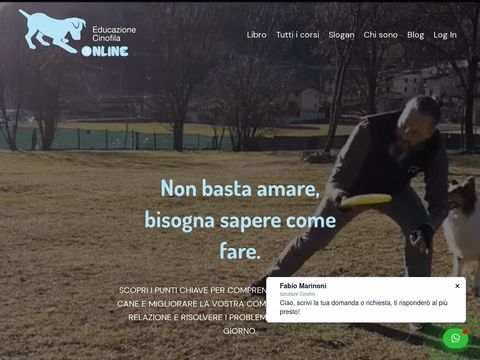 Addestramento Cani - Educazione Cinofila Online