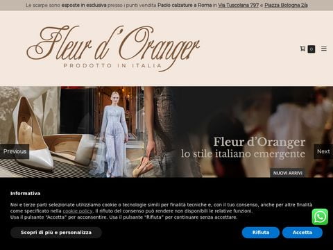 Fleur d'Oranger Scarpe sposa online