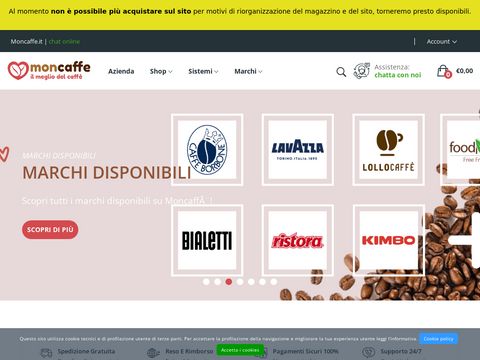 Moncaffe Il meglio del caffè online