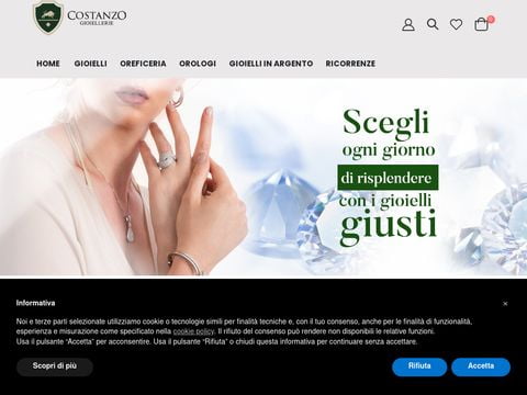 Gioielleria Costanzo, shop gioielli online