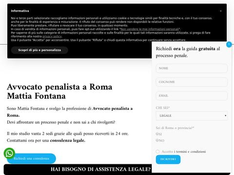 Avvocato penalista Roma Mattia Fontana