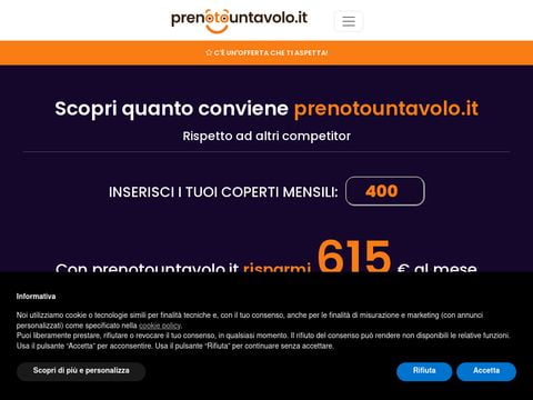 Prenoto un Tavolo