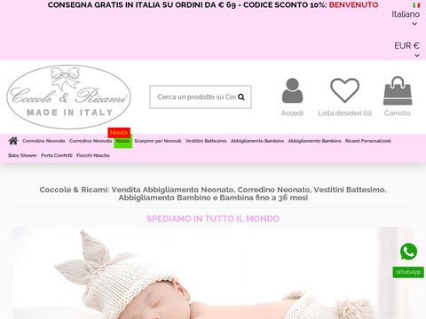 Coccole&Ricami - corredino neonato