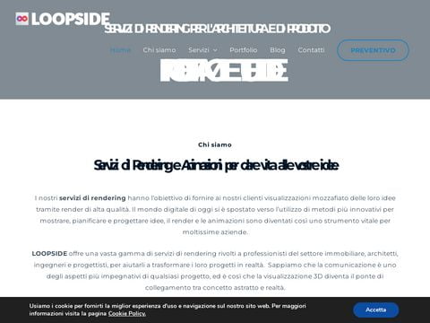 LOOPSIDE - rendering e animazioni 3D