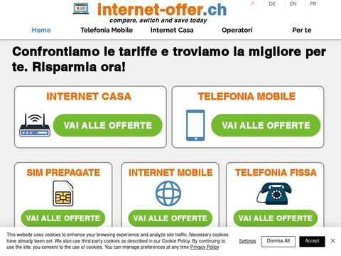 internet-offer.ch – il portale comparatore svizzero