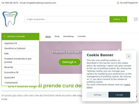 DentalShop Catania, cura e igiene del sorriso