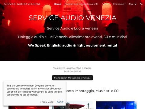 serviceaudiovenezia.com