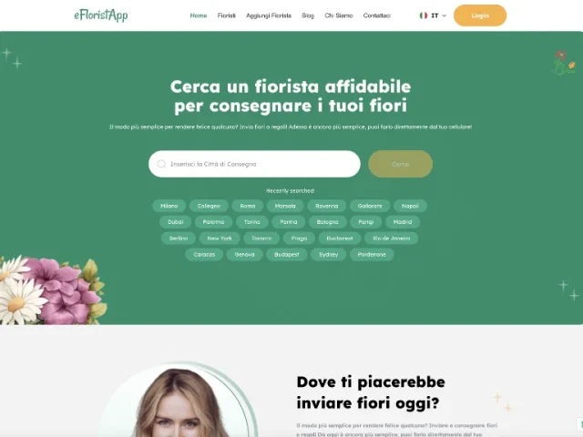 eFloristApp - Consegna Fiori a Domicilio