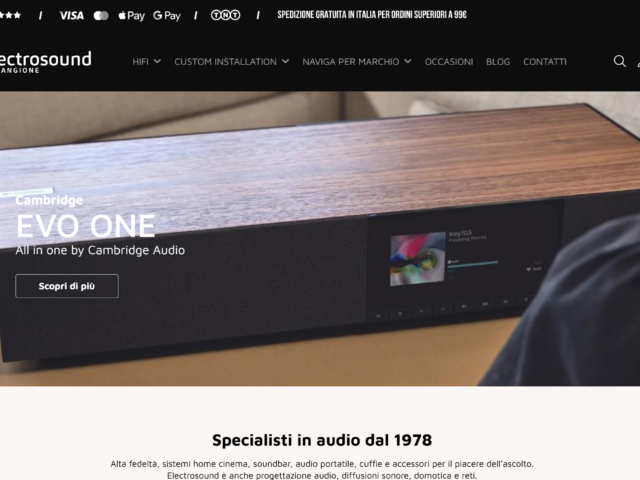 Audio Hi-Fi e Home Cinema-Electrosound di Mangione