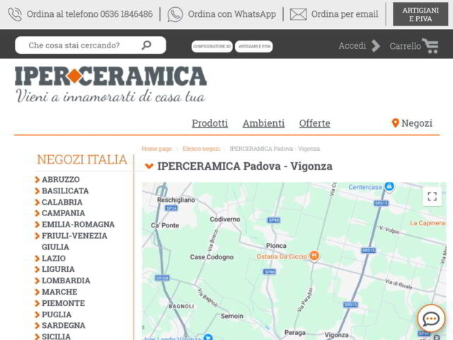 IPERCERAMICA Padova: pavimenti e bagno