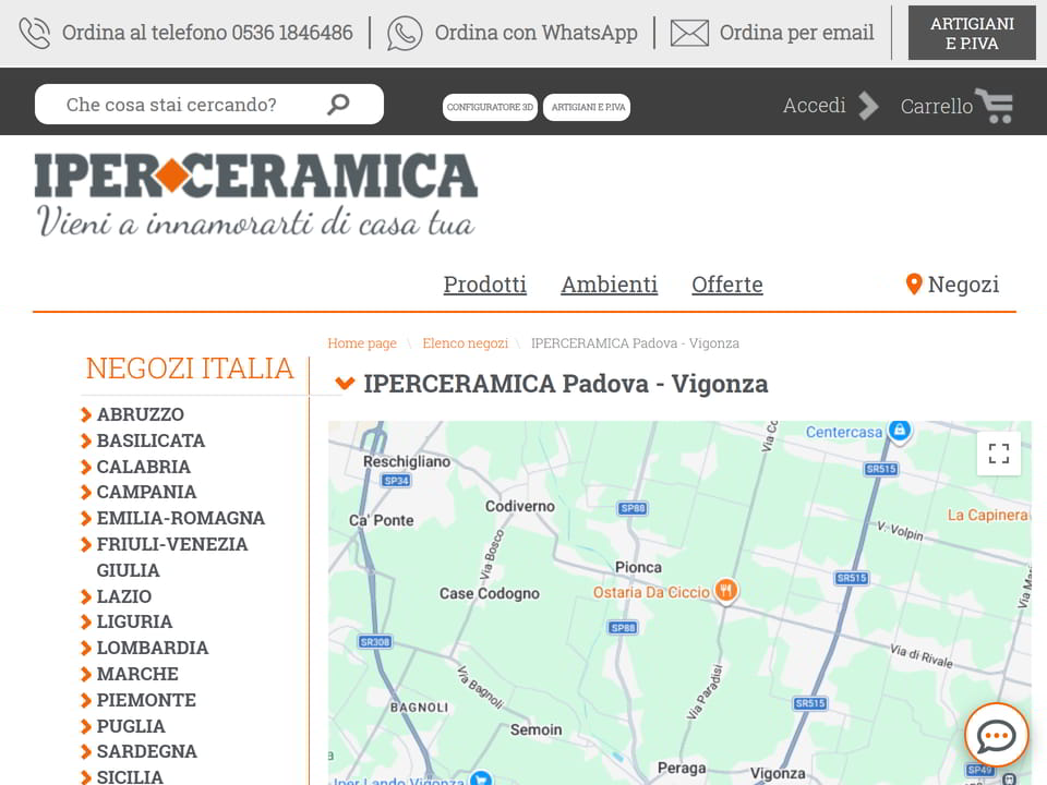IPERCERAMICA Padova: pavimenti e bagno