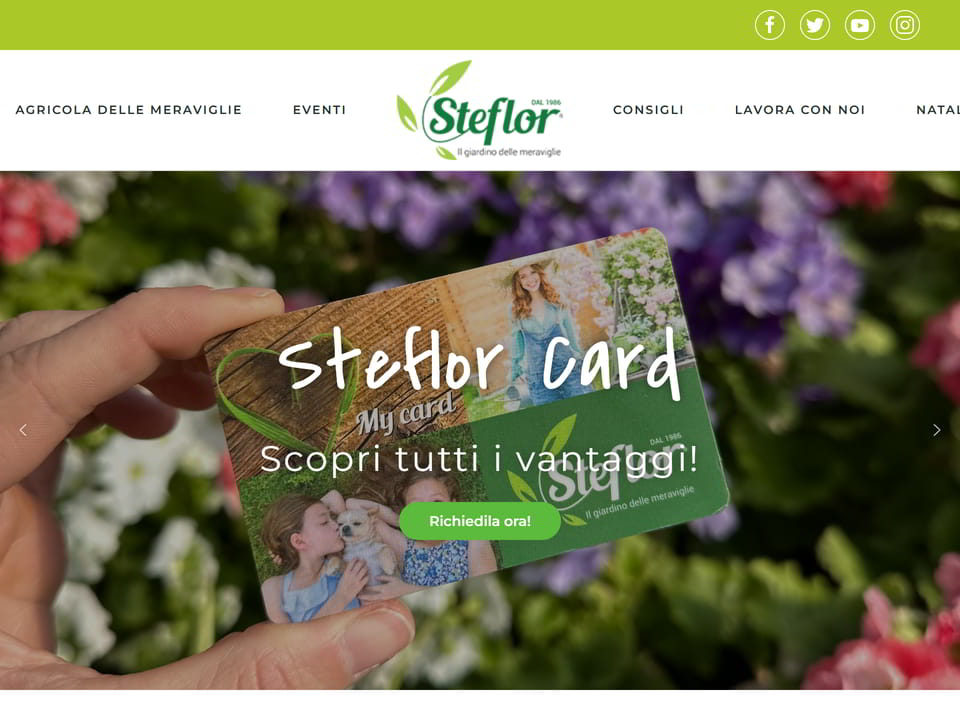 Steflor Paderno: garden delle meraviglie