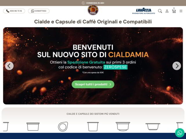 Cialdamia: cialde e capsule online