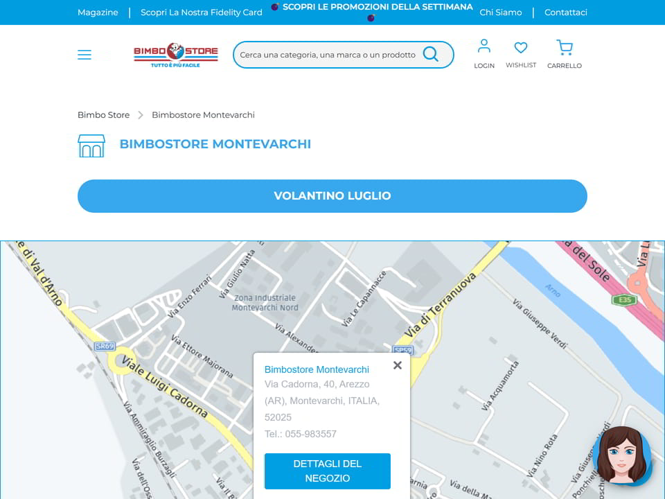 Bimbostore Montevarchi – Negozio per neonati e bambini