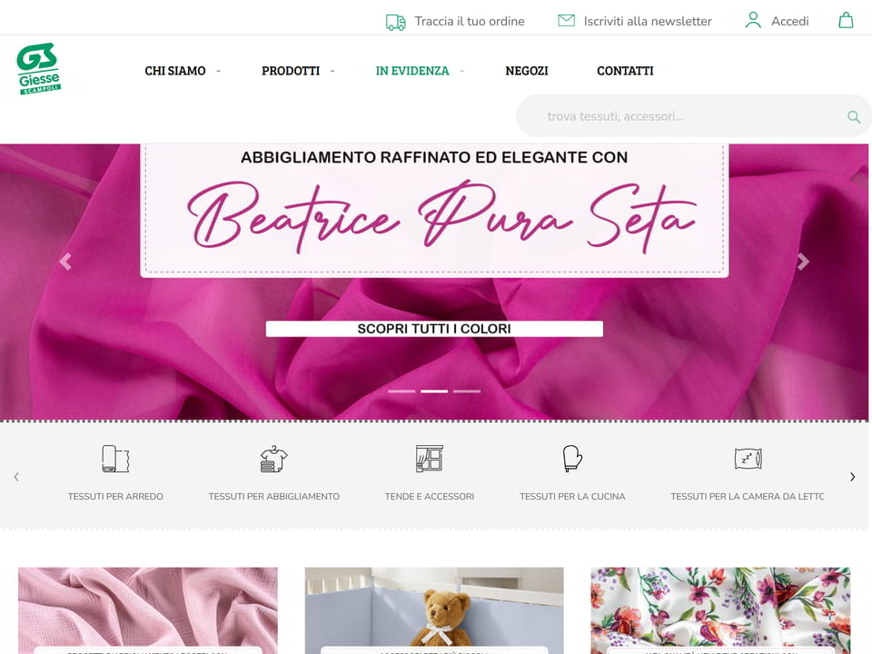 Giesse Scampoli – Tessuti e merceria online