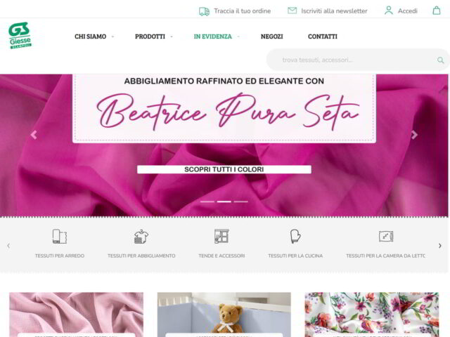 Giesse Scampoli – Tessuti e merceria online