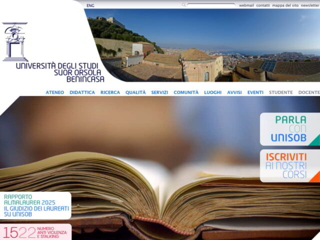 Suor Orsola Benincasa – Università a Napoli