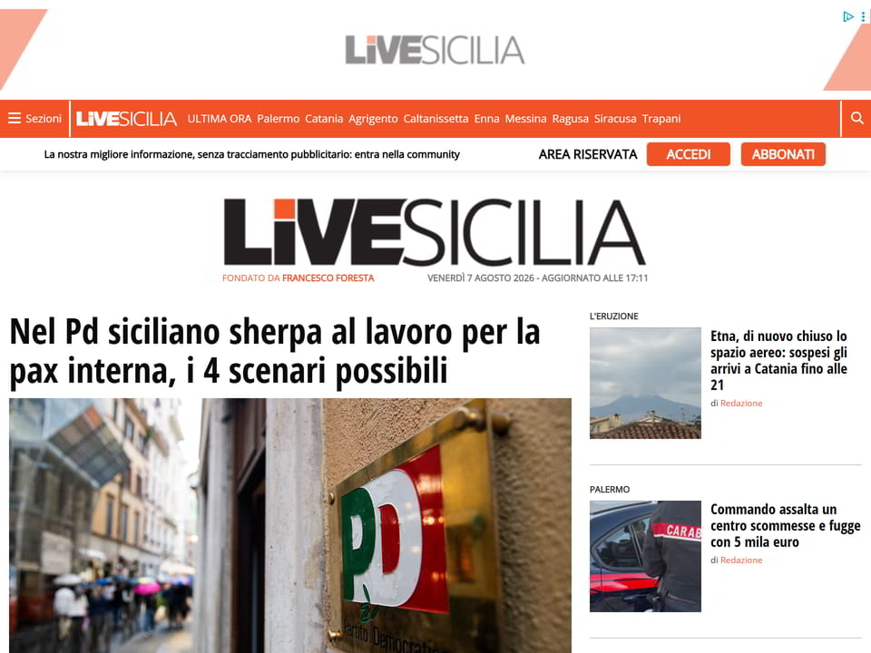 LiveSicilia – Notizie dalla Sicilia online