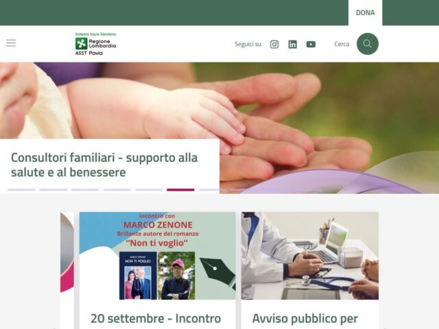 ASL Pavia – Servizi e prenotazioni ASST Pavia
