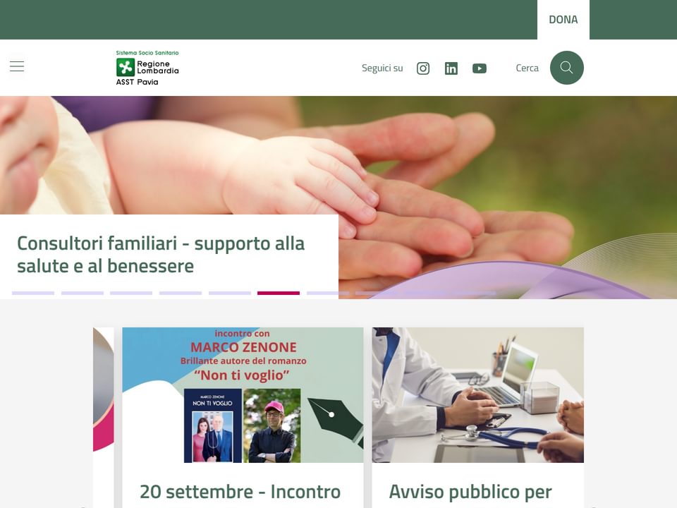 ASL Pavia – Servizi e prenotazioni ASST Pavia