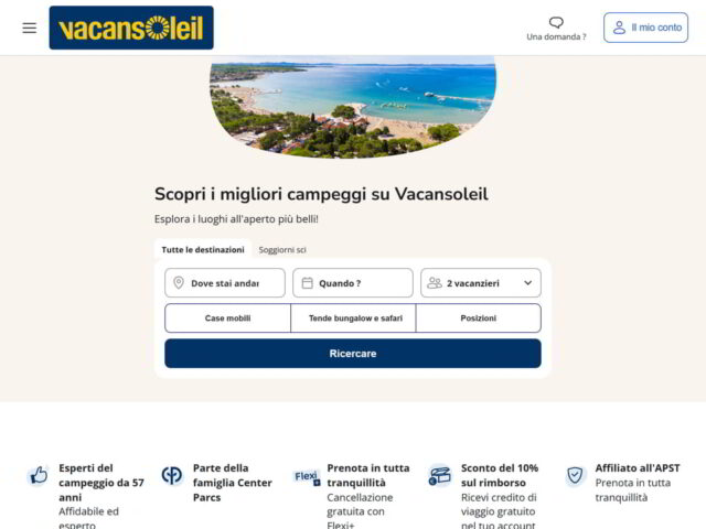 Vacansoleil – Campeggi e vacanze in Europa