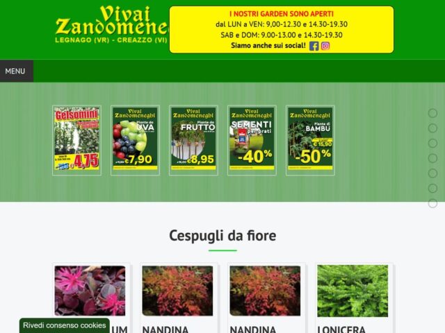 Vivai Zandomeneghi – Piante e garden center
